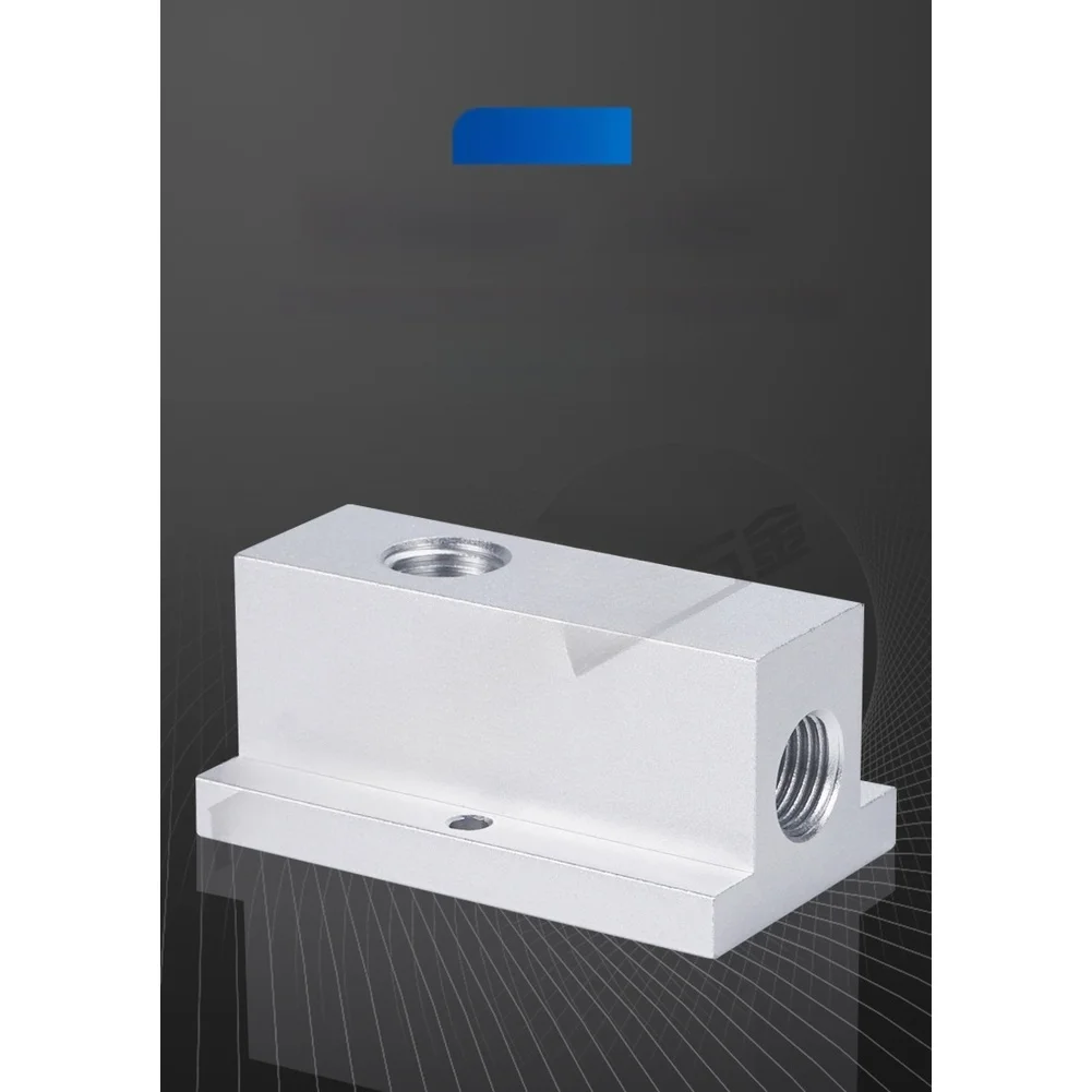 /Compact /T /Type Air Flow Distributor Aluminum Alloy G1/4 G1/2 Threaded Manifold For Pneumatic Systems CNC Machinery Industrial