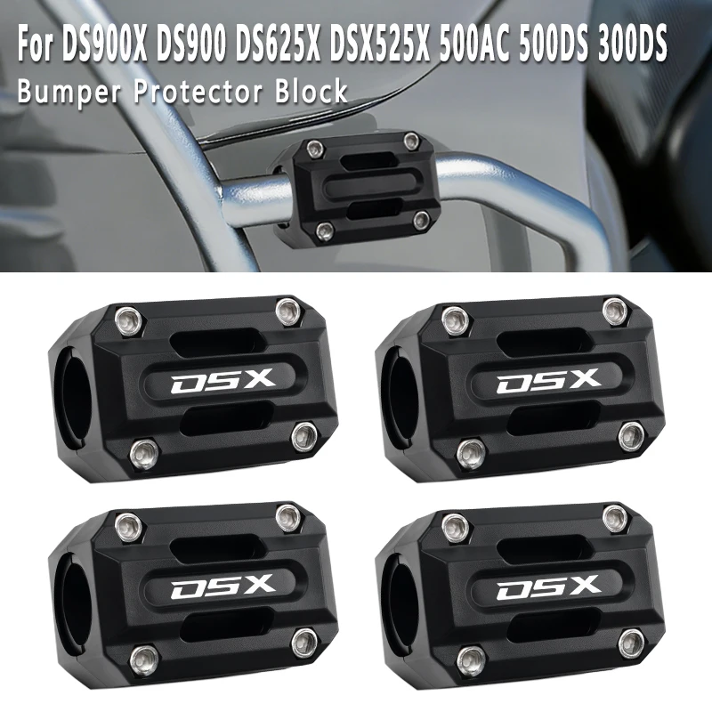 

Moto Bumper Engine Guard Protection Block Crash bar For Loncin Voge DS900X DS625X DS525X DSX 525 900 300 625 Rally 500DS 500AC
