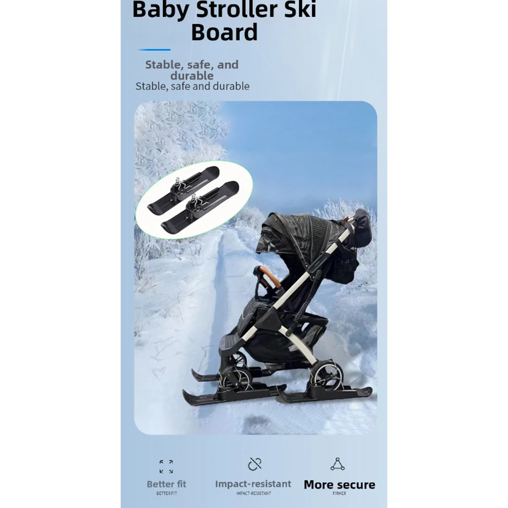 

Multi-terrain Sled Wheelchair Accessory Winter Activities Lightweight Design Low-temperature Resistance For Bicycles