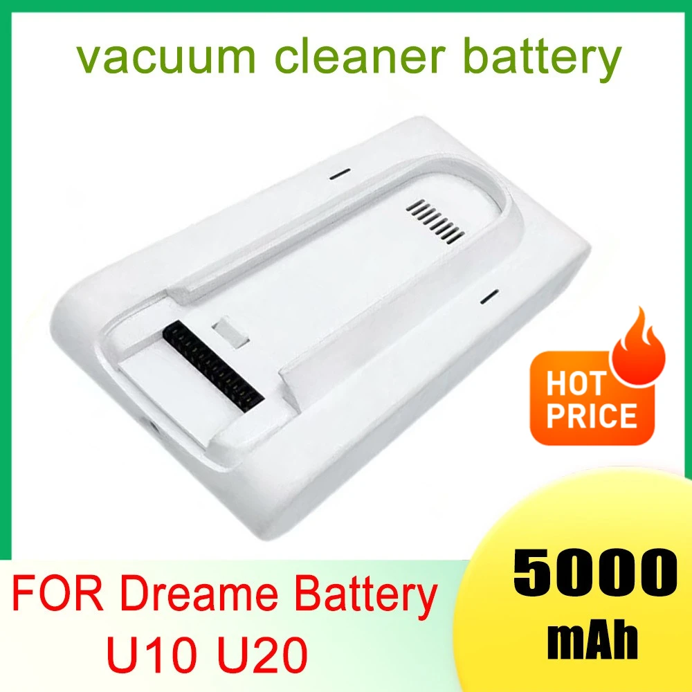 

Compatible with Dreame U10 U20 vacuum cleaner rechargeable battery 18650 lithium battery 2500-5000mAh