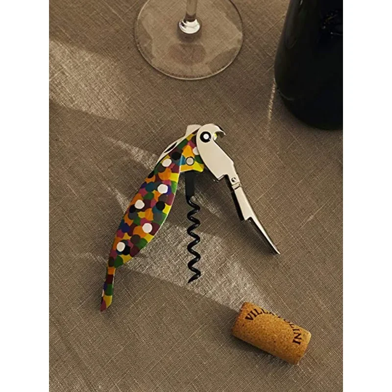 Parrot Multifunctional Red Wine Bottle Opener Household Beer Screwdriver Creative