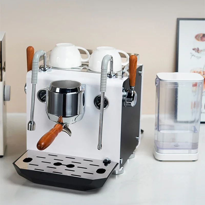 #Commercial semi-automatic coffee machine, Espresso double boiler coffee machine, touch screen pre-infusion PID coffee machine