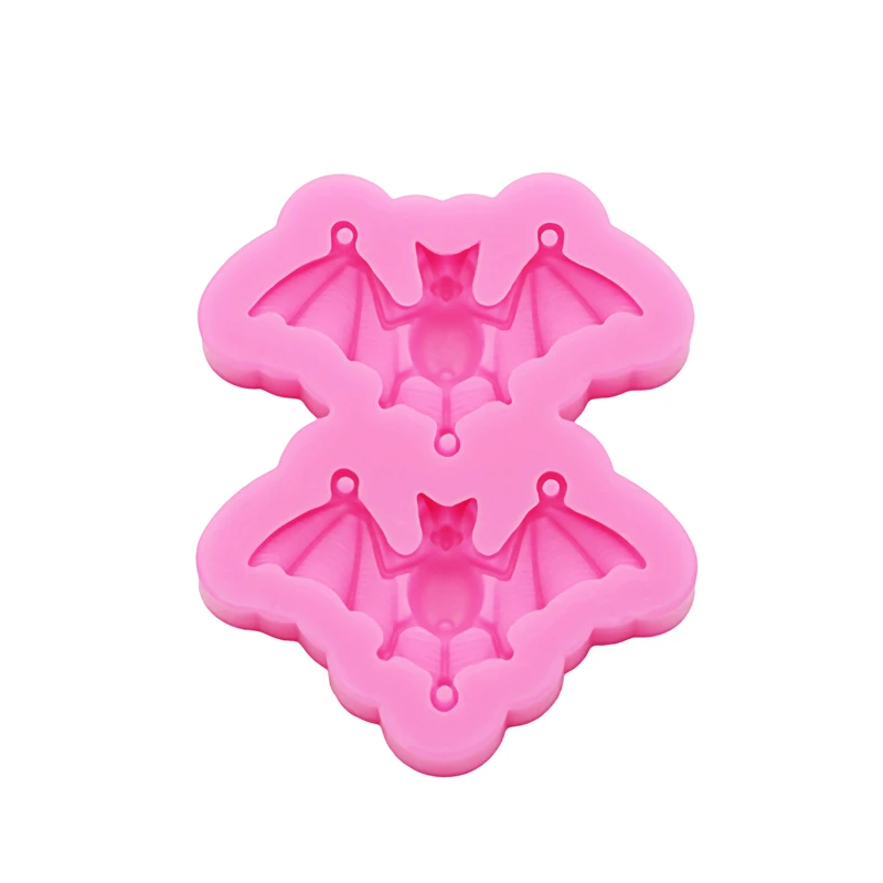 bat Keychain Pendants Silicone Mould DIY kawaii Crystal Epoxy Resin Crafts Jewelry Polymer Clay moulds bat fondant mold silicone