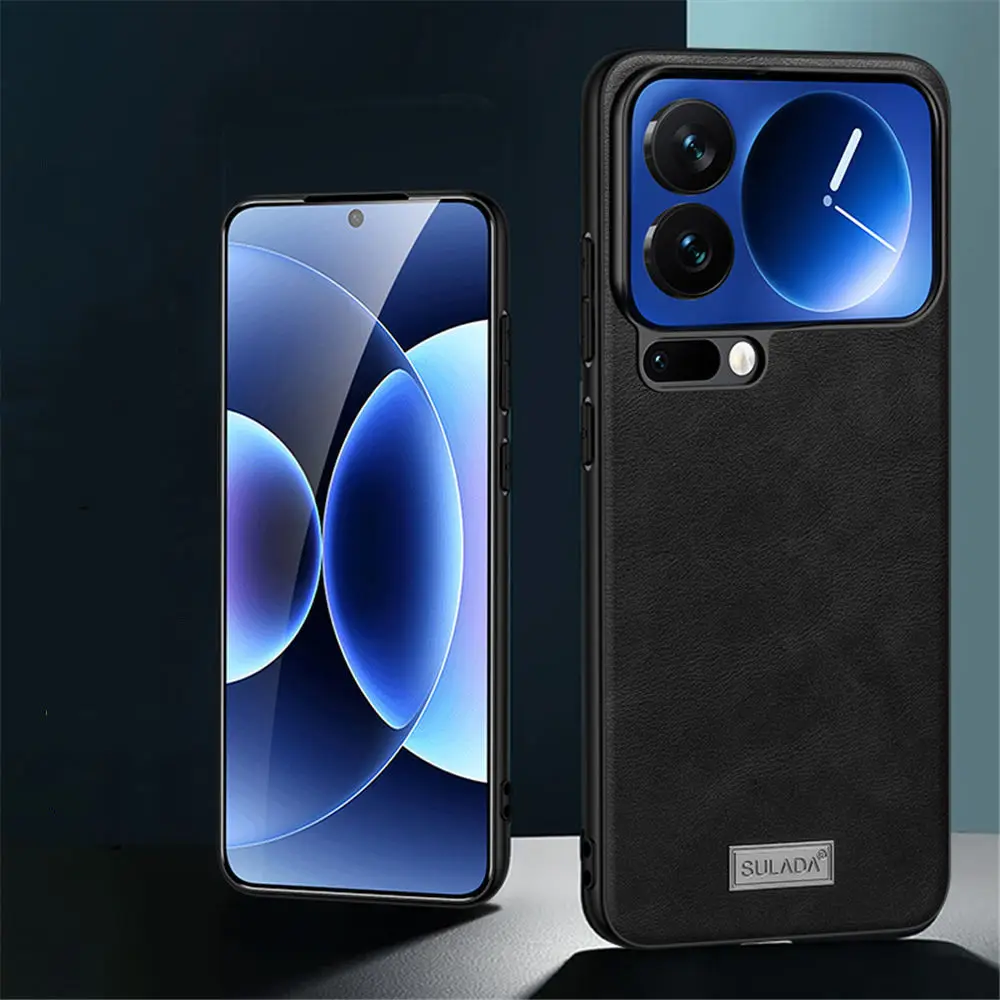 

Slim PU Leather Case for Xiaomi 17 Pro Max 17 Skin-feel Business Cover
