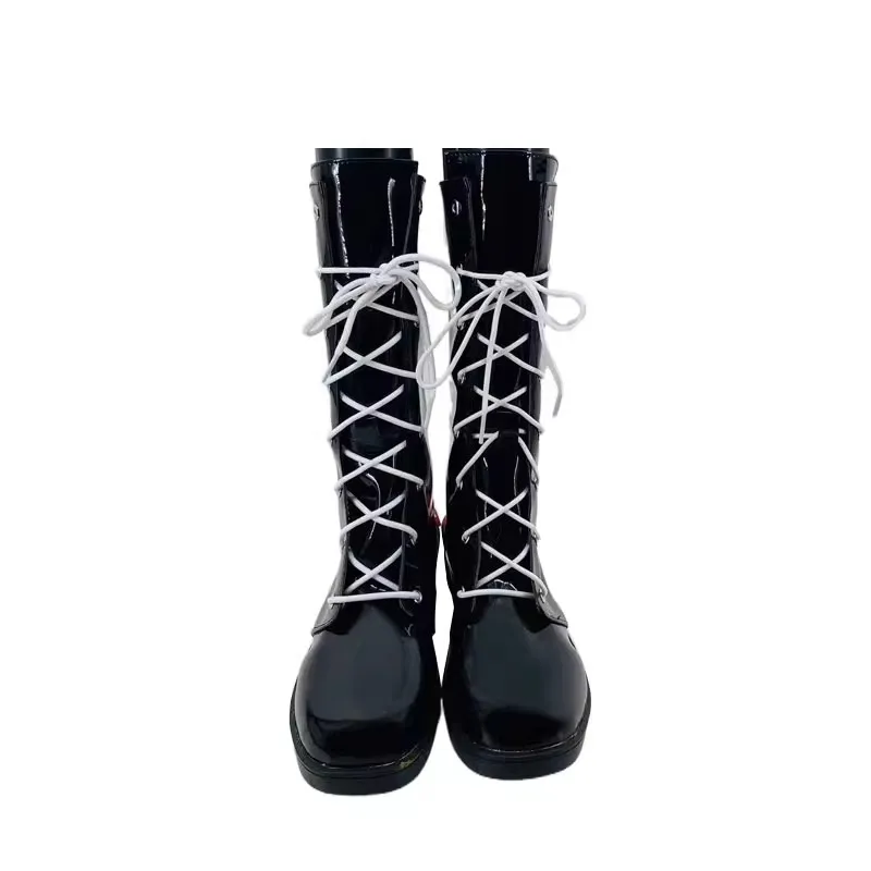 Jogos teto pu cosplay sapatos femininos moda botas quadrinhos para halloween carnaval festa natal personalizado