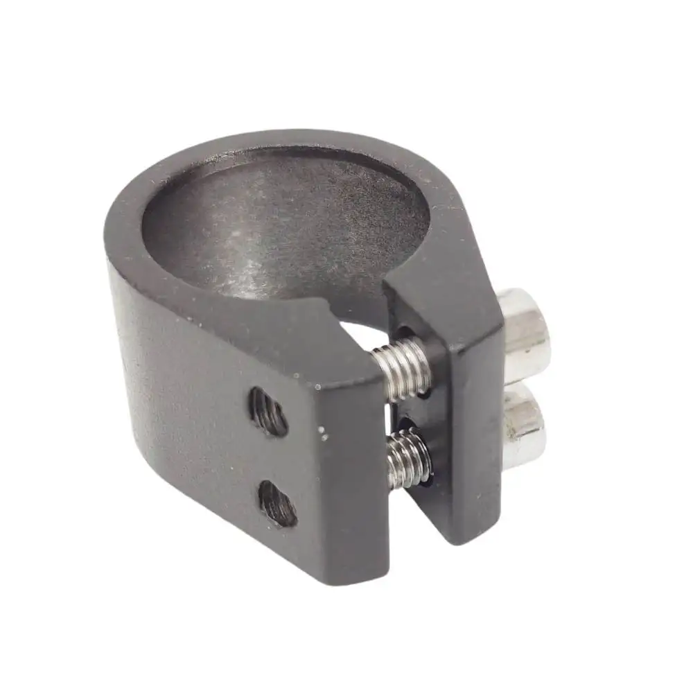 31.8mm Aluminum Saddle Clamp Double Bolt Fixation For Ebike Cycling Seatpost Bike Tube Lock Professional Tool