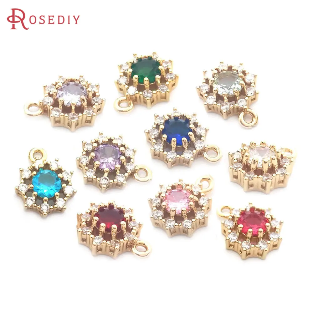 6PCS 18K Gold Color… - image