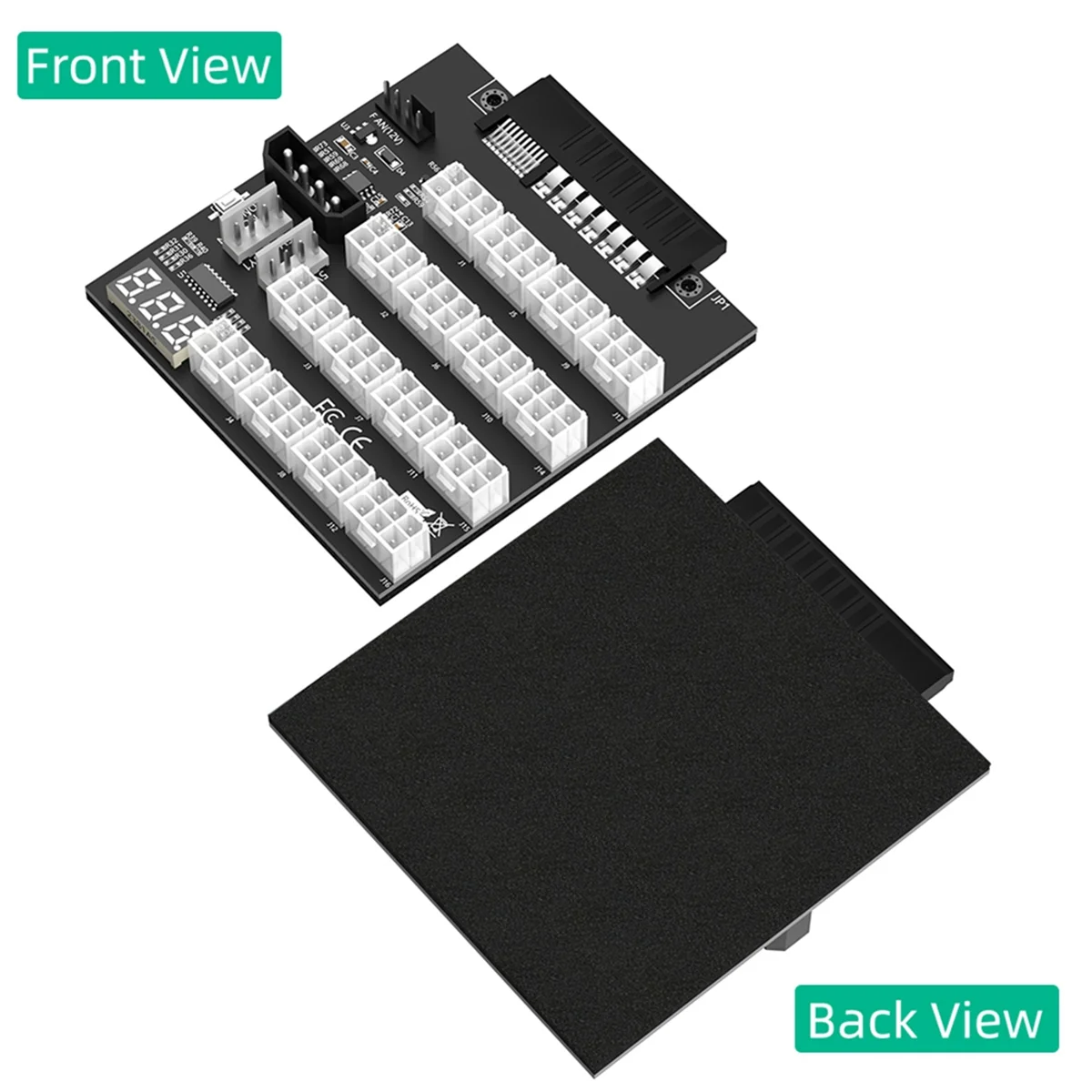 

HFIL_ATX 12x6Pin Power Supply Breakout Board Adapter with Flash LED for HP 733428-101 720620-B21 830272-B21 720478-B21