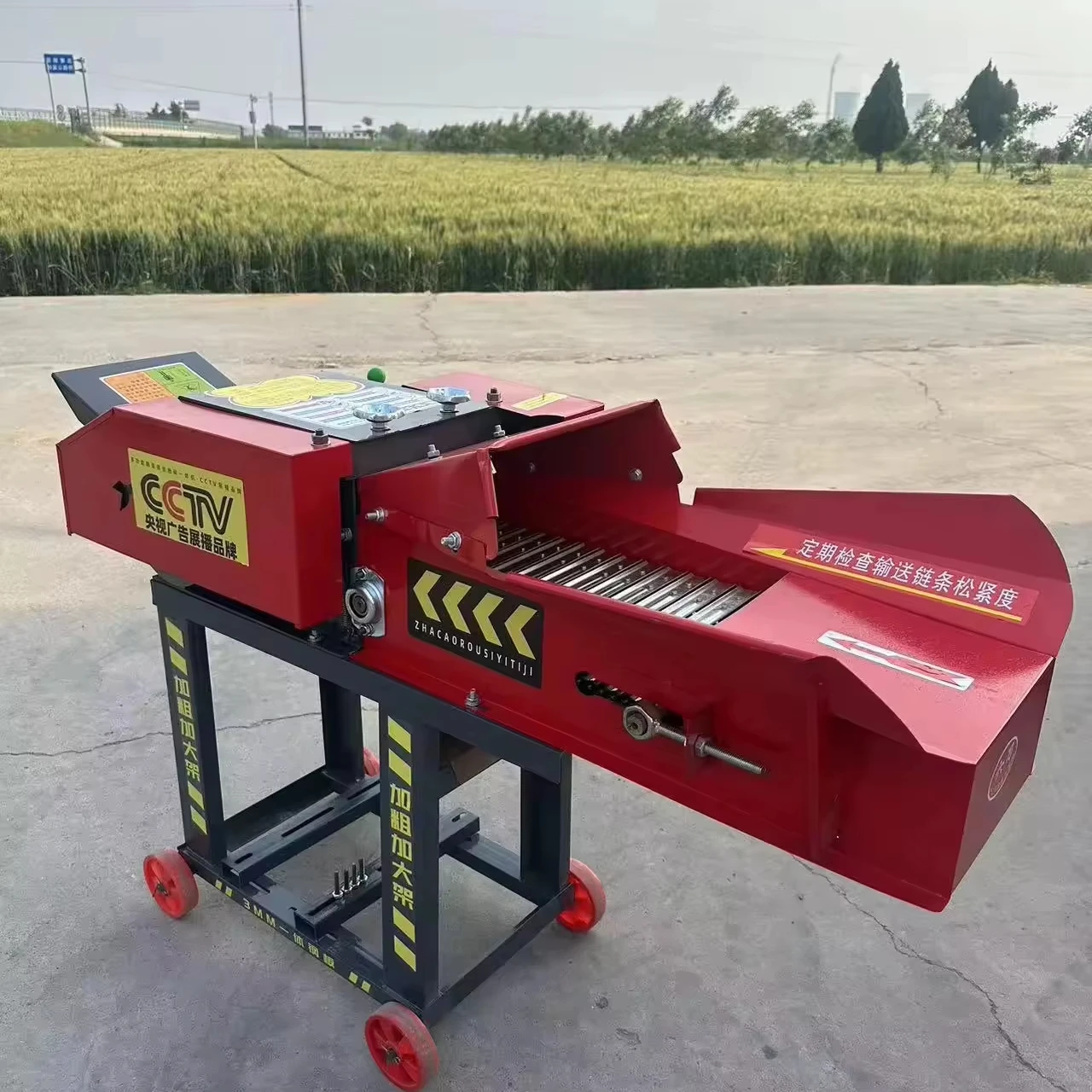 New Used Automatic Grass Chopper Silage Machine Forage Chaff Cutter With For Feed Farm Livestock Industries