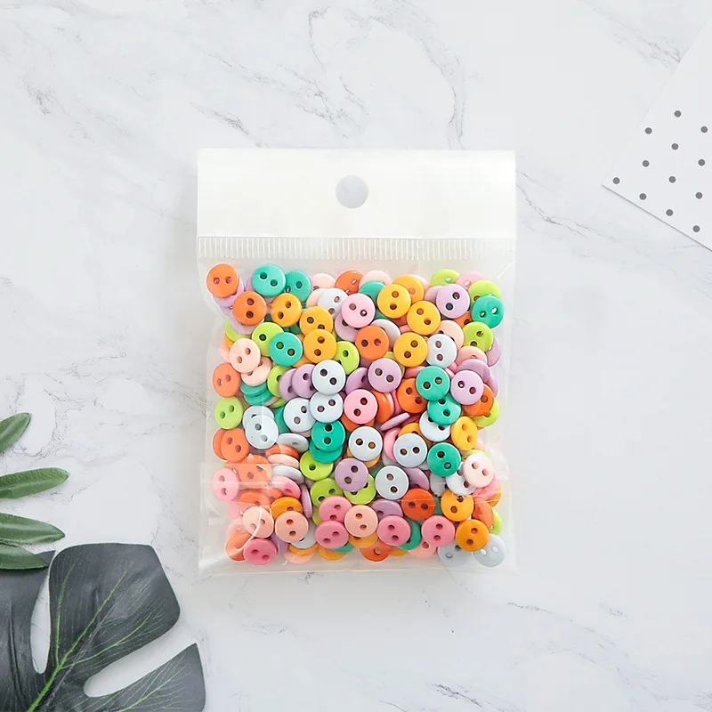Color Tablets Mini Resin Buttons, Buttons, Clothing Accessories Diy Handmade Materials Fashionable, Cute and Colorful