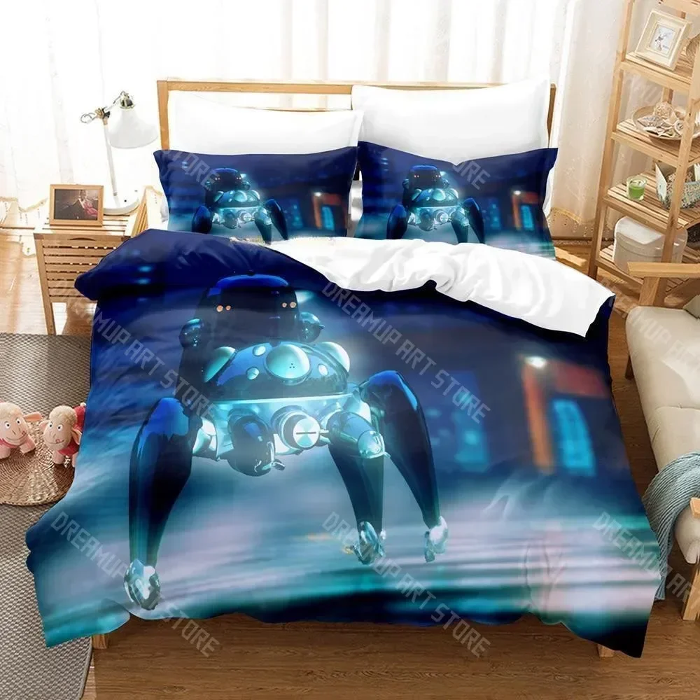 2026 3D Print Ghost In The Shell Bedding Set Single Twin Full Queen King Size Bed Set Adult Kid Bedroom Duvetcover Sets 3D Anime