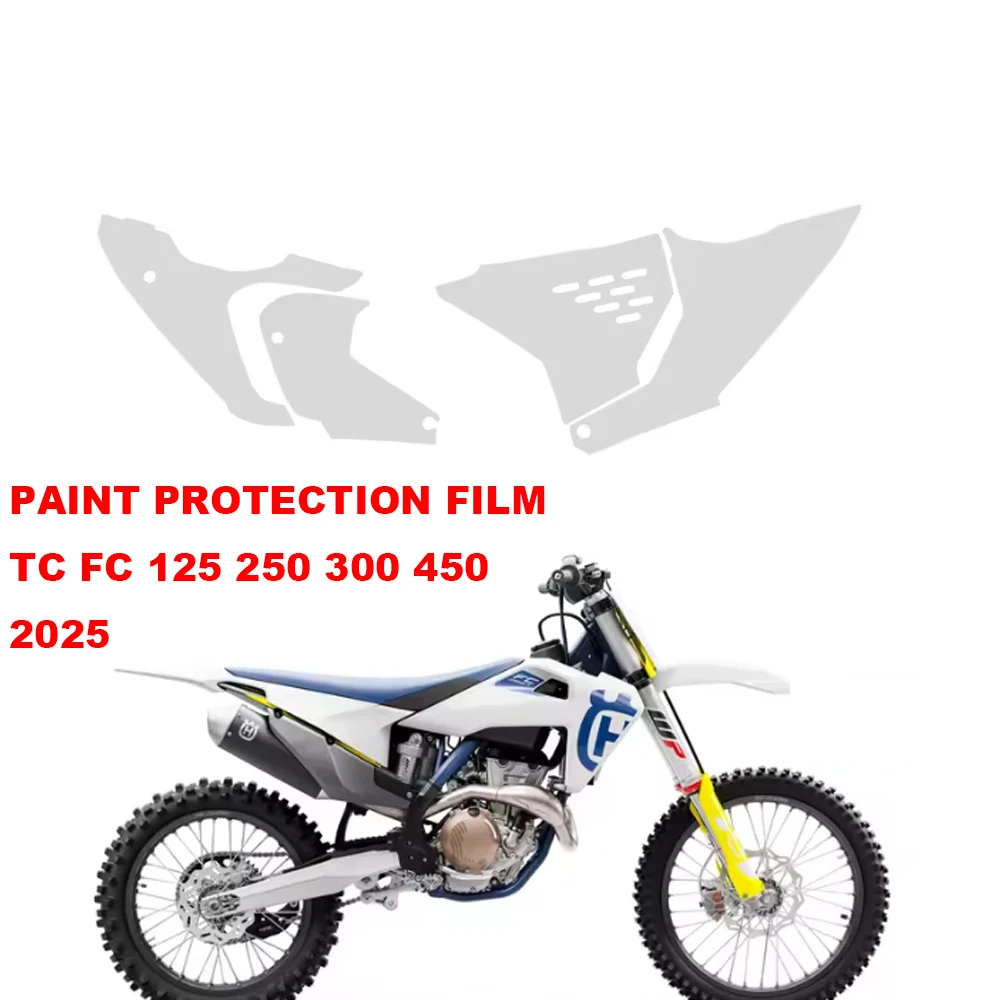 FC 450 Protection Film For HUSQVARNA TC FC 125 250 300 450 2025 TPU Protection Film Anti-Scratch Transparent Protective Film