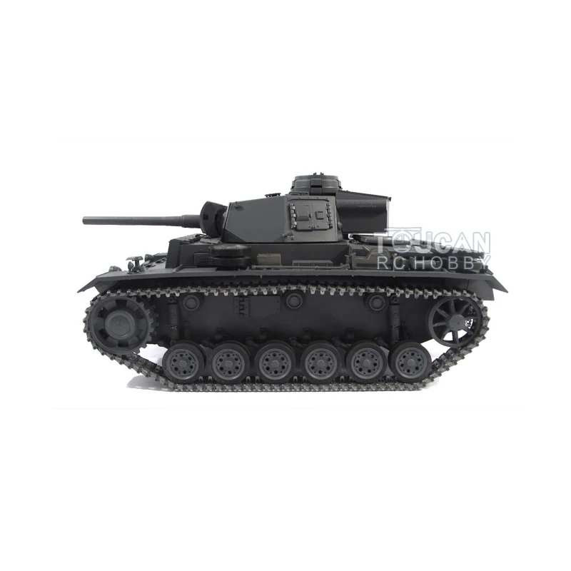 Metal Mato 1/16 Panzer III RC RTR Tank Model Infrared Version Gray 1223 RC Panzer Toys for Boys TH00663-SMT4