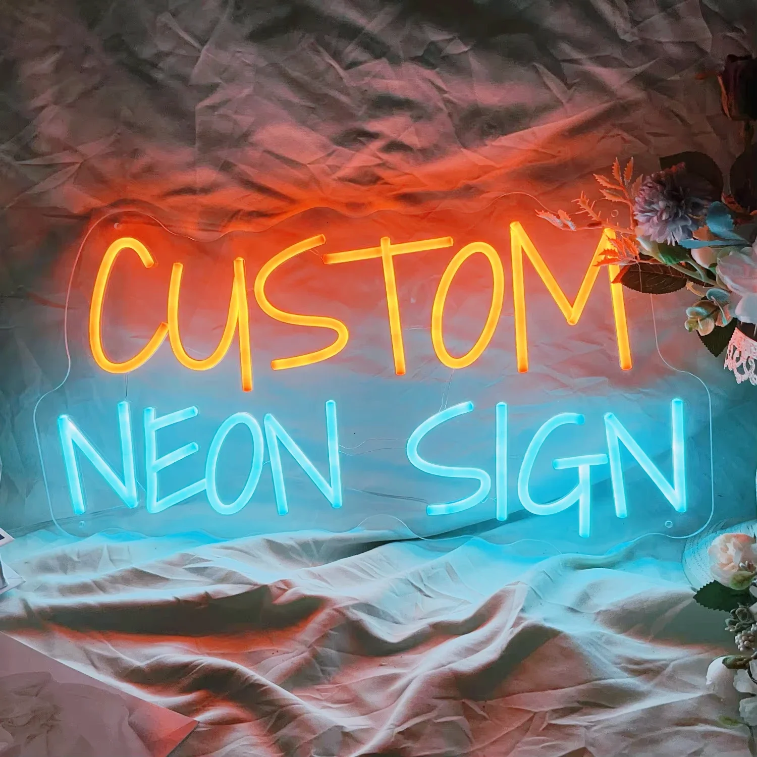 

Custom Neon Sign Room Wedding Decoration Neon Happy Birthday Children's Gifts Ome Bedroom Neon Wall Decor Led Light Letters New