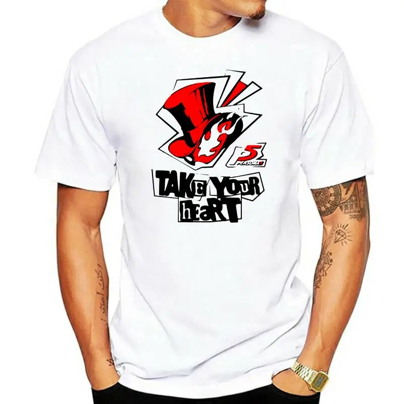 Novelty Men Persona 5 Awesome Joker T Shirt Classic Game Stylish Popular T-Shirt