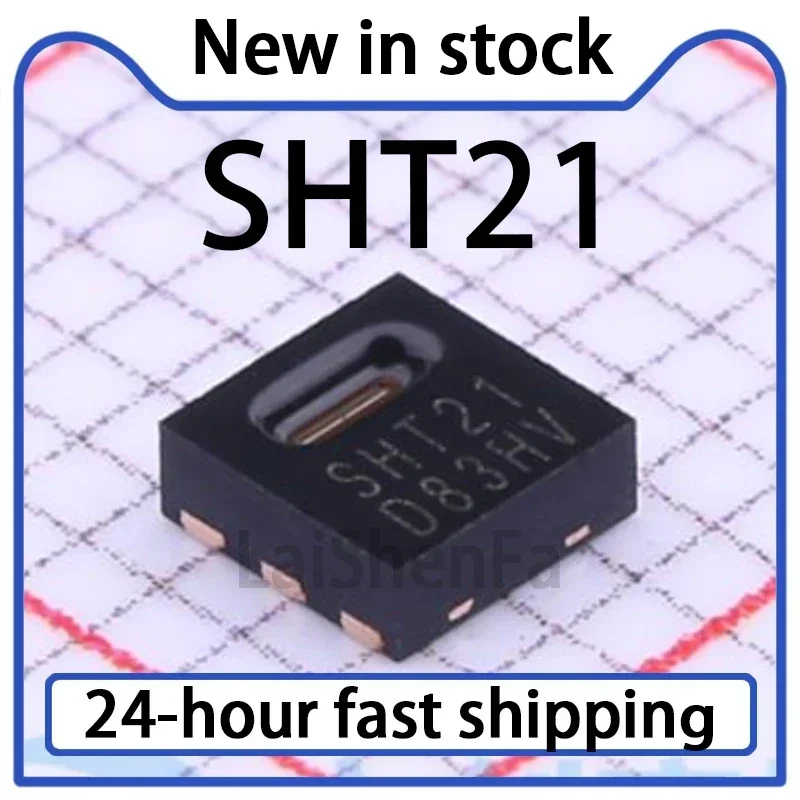 1PCS SHT21 DFN-6 Digital Temperature and Humidity Sensor IC Chip in Stock