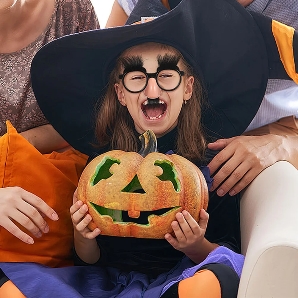 2 Pcs Beard Glasses Toys Carnival Eyewear Easter Eyeglasses Halloween Funny Sunglasses for Adults Creepy