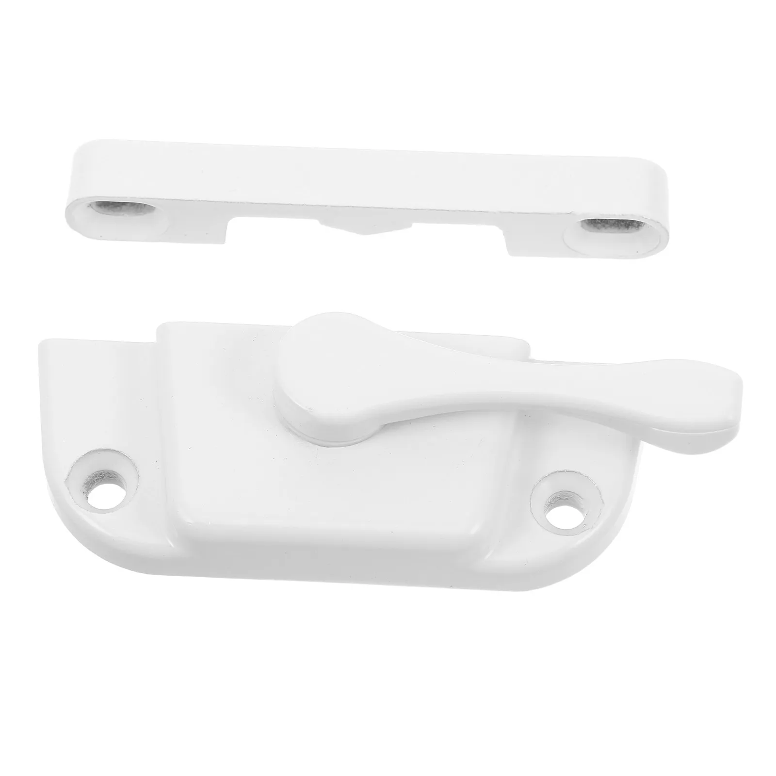 1Set Modern Stainless Steel Window Security Lock Crescent Type for Sliding Doors Windows Adjustable Ventilation Safety Lock