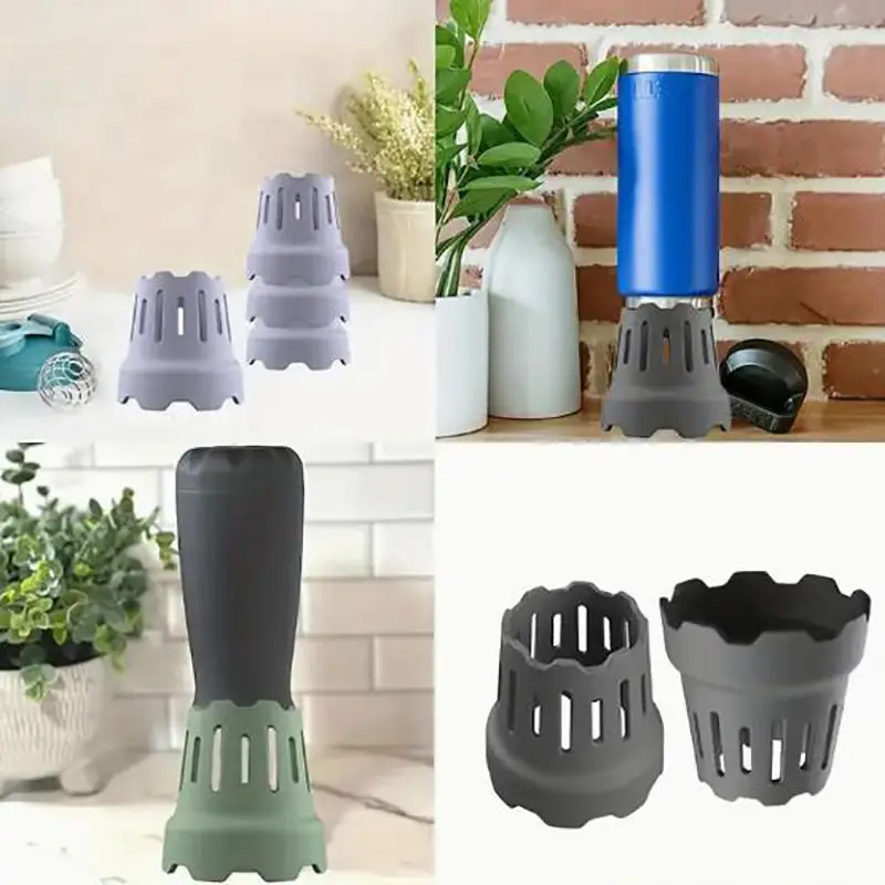 Freestanding Silicone Cup and Bottle Drying Rack-Airflow Design Water Bottle Dryer Stand for Handwash Drinkware for Home Kitchen