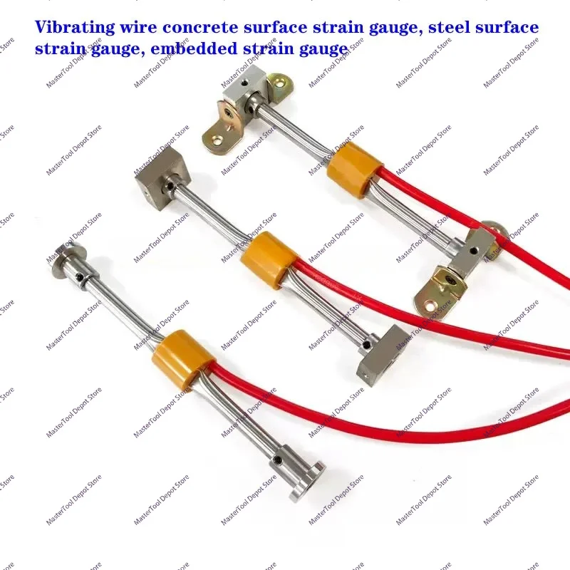 Vibrating wire type, concrete surface strain gauge, steel surface strain gauge, embedded strain gauge