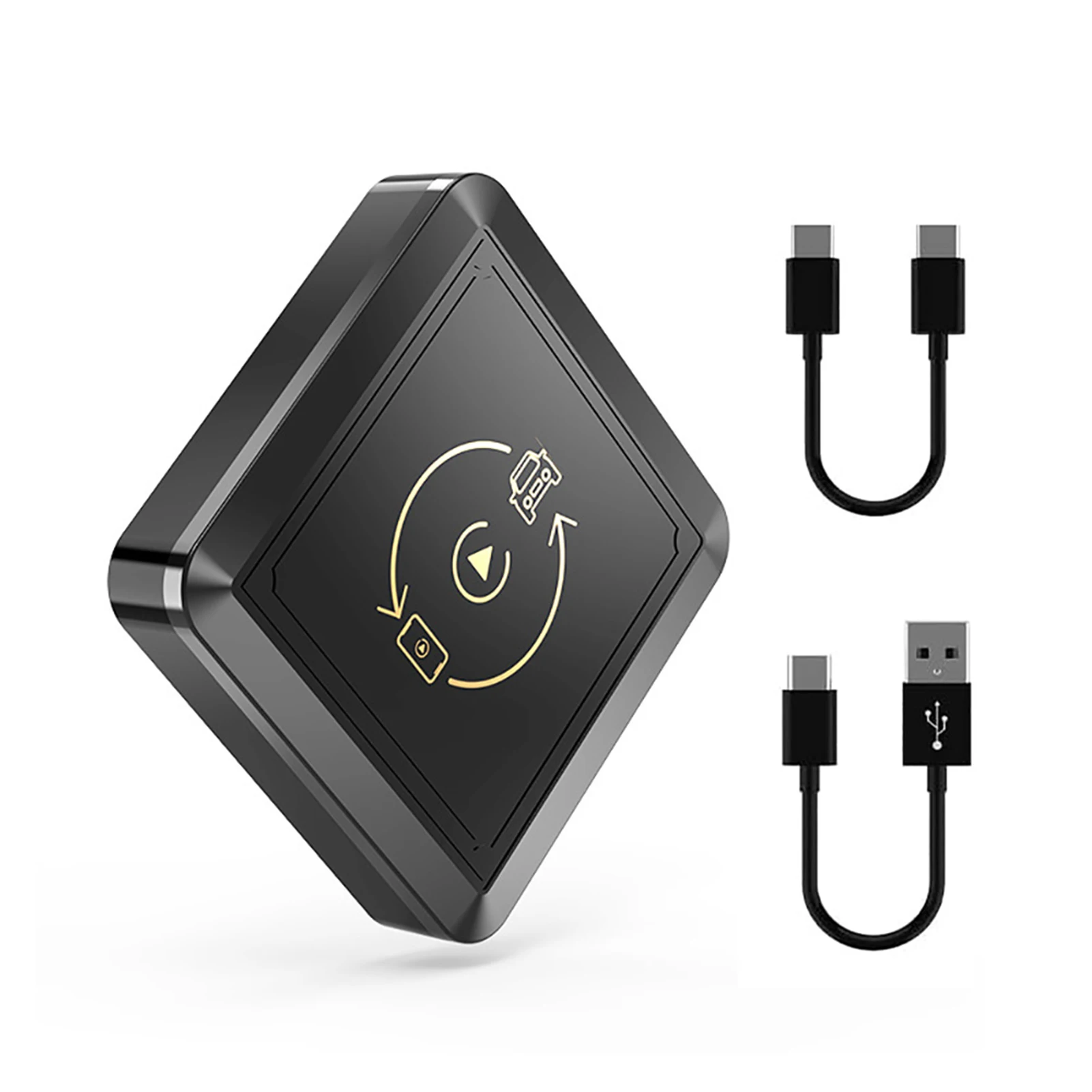 

2-in-1Wired CarPlay and Android Auto To Wireless CarPlay & Android Auto Adapte For Car Radio Mini CarPlay Dongle Adapter