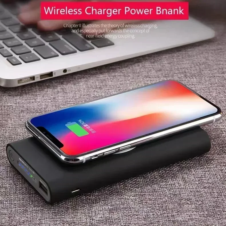 Wireless Fast Charging Power Bank Portable 200000mah LED Display External Battery For Htc Power Bank Iphone