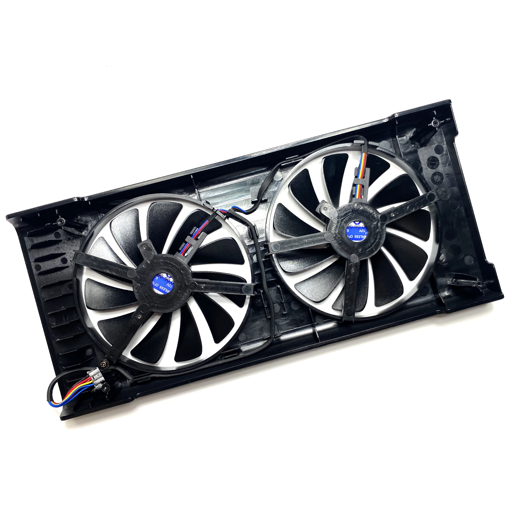 New For XFX Radeon RX5500XT 8GB Thicc II Pro black wolf version Graphics Card Replacement Fan  panel with fan