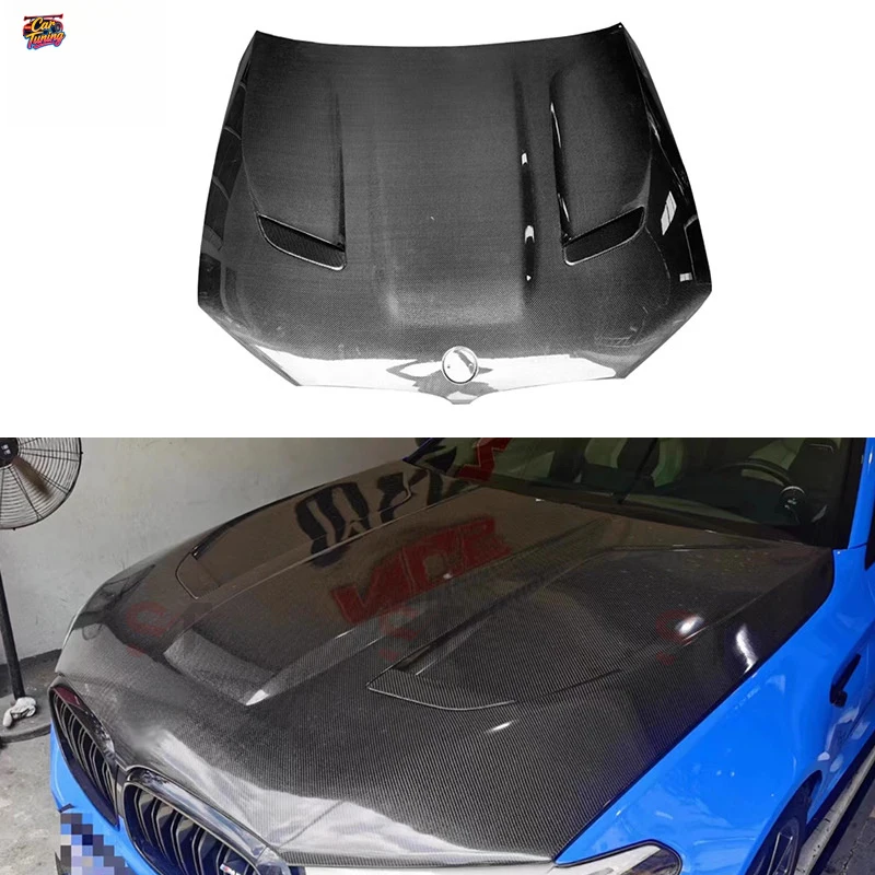 

Suitable for BMW M5 F90 5 Series G30 G38 carbon fiber hood modification front cover car body kit