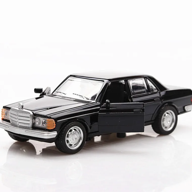 1:36 W123 Oldtimer Simulation Legierung Automodell Zurückziehen Limousine Junge Automodell Kinderspielzeug Ornament Geschenk