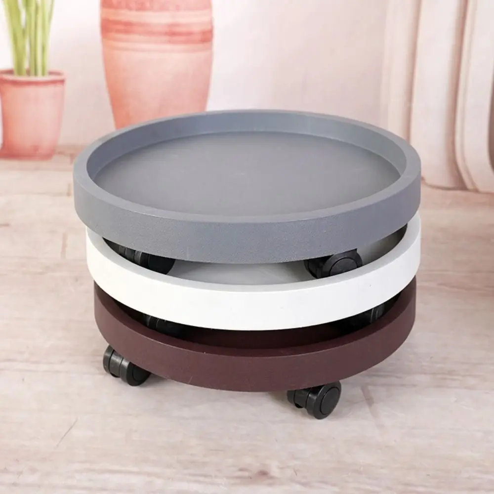 Movable Flower Plant Pot Tray With Water Tray Whith 360-degree Rolling Plant Stand Base Flower Plant Pot Base Flower Pot Tray
