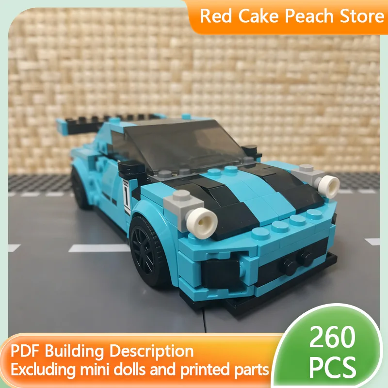 

Speed Racing Car Model MOC Building Bricks GT2 RS Top Tier Sports Car Modular Technology Children Holiday Gifts Assemble Toys