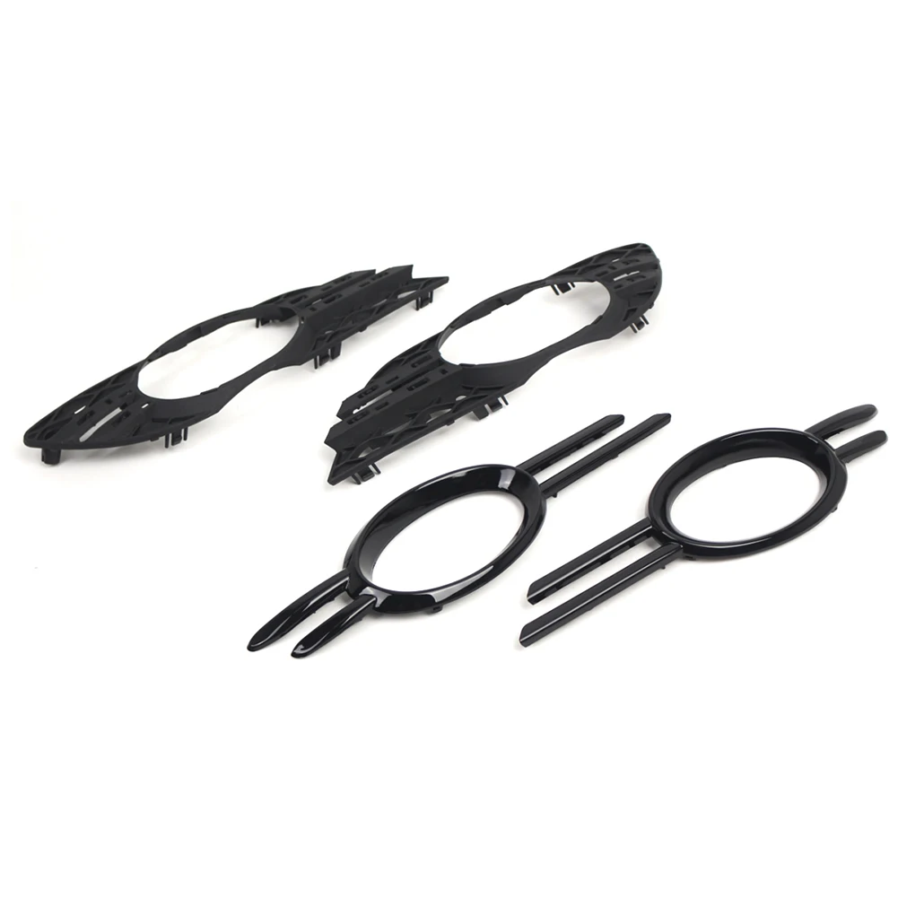 For Mercedes-Benz E-Class Bumper Fog Lamp Fog Light Grill Black Silver Wear-resistant Feature Practical And Reliable