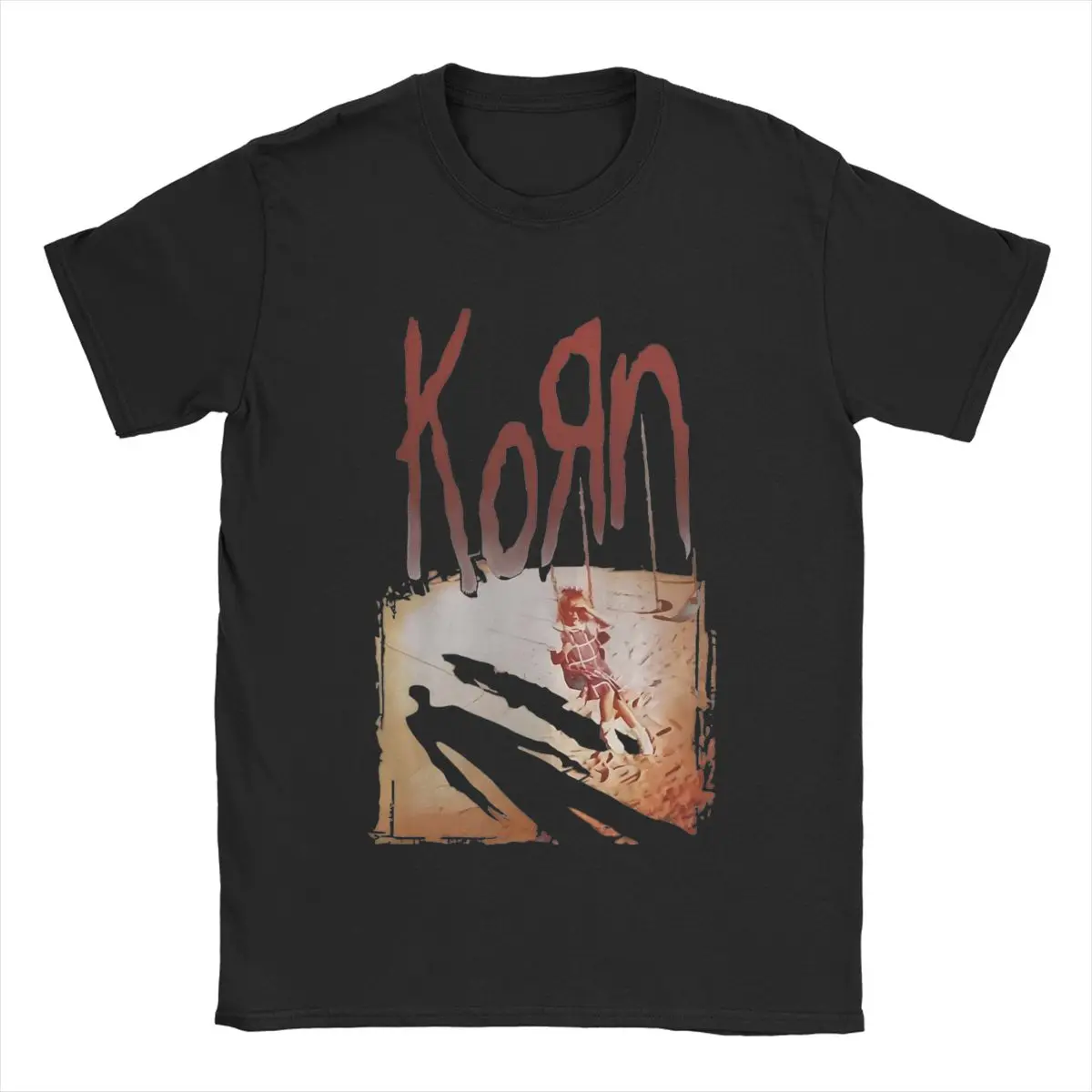 2026 Vintage Distressed Scene Graphic T‑Shirt Retro Dark Aesthetic Cotton Short Sleeve Crew Neck Streetwear Casual Tee
