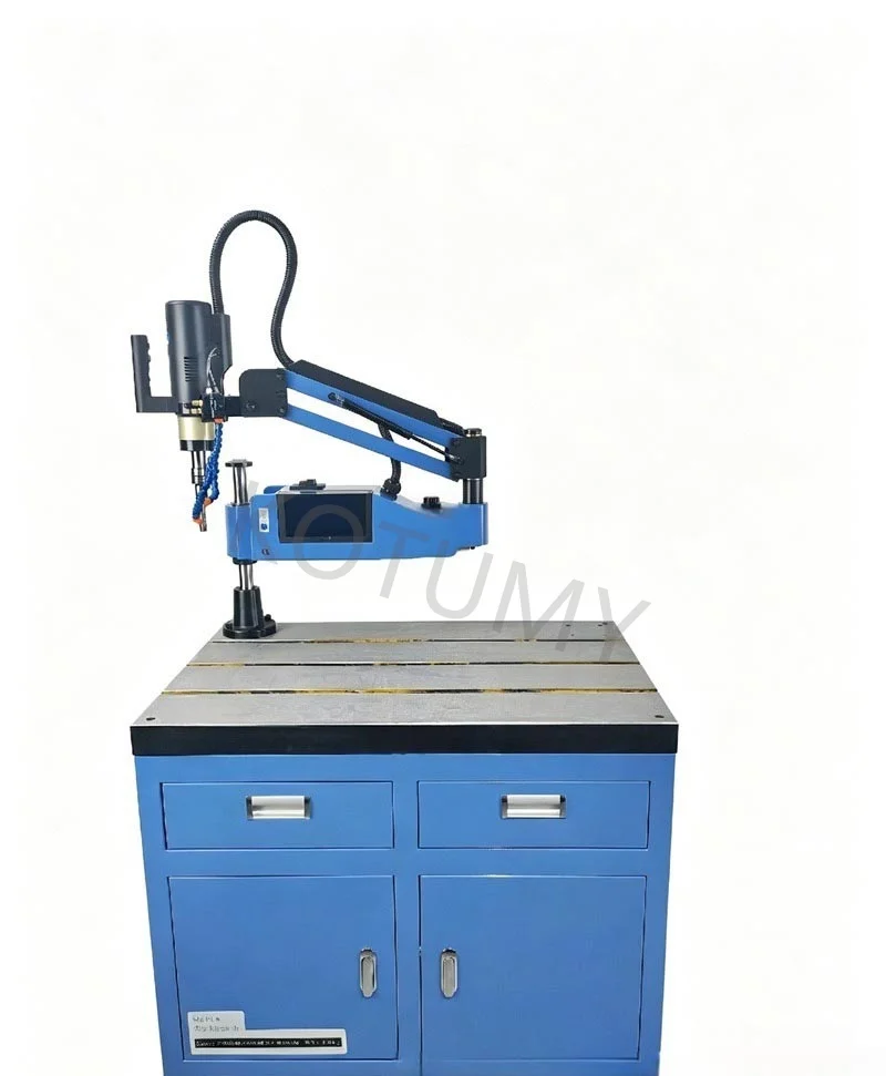 Desktop Electric Thread Tapper Stable Drilling Tapping Equipment Durable Power Tool for Metal Workpiece Thread Making