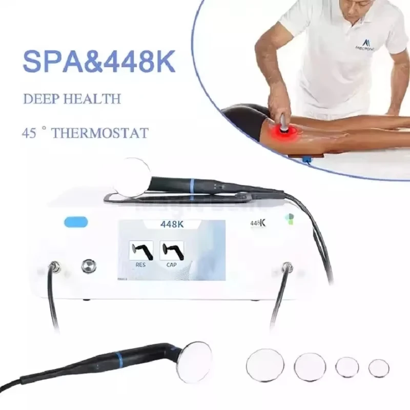 448Khz CET RET Tecar Physical Therapy Machine Portable Rf Monopolar Probe Head High Radio Frequency Diatermia Pro Loss Weight