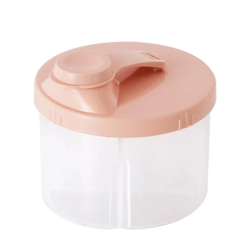 4 Compartments Newborn Milk Powder Formula Dispenser Portable Reusable Baby Storage Box Snacks Cups