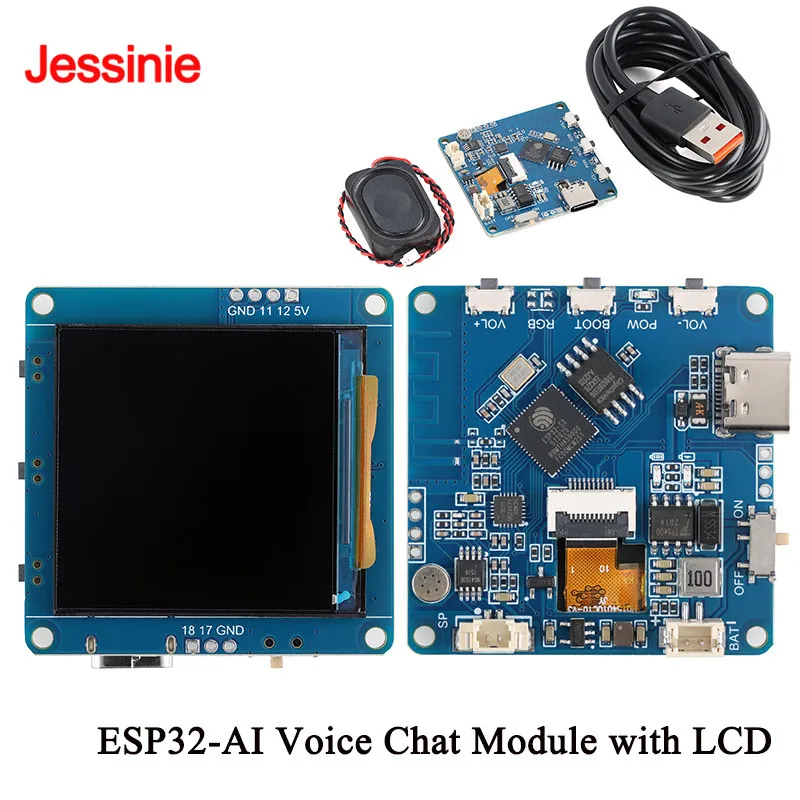 ESP32-AI WIFI Voice Chat Module Intelligent Voice Assistant Supports Voice Dialogue AI Artificial Intelligence Type-C Interface