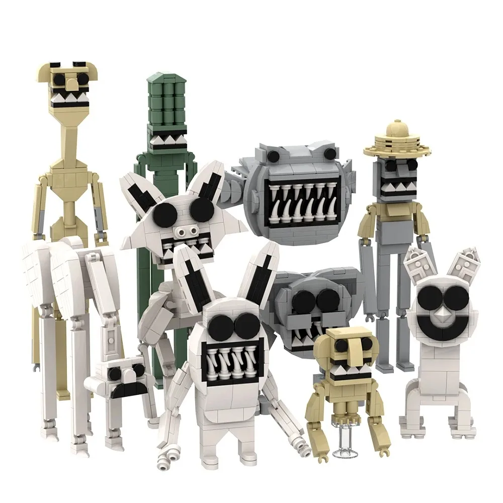 Jeu d'horreur zoonomalyed Monsters Figure importer nights Model Kit, MOC Zoo Animal Cat, Slime Bricks, Edu Toy, peuvBirthdenciGift