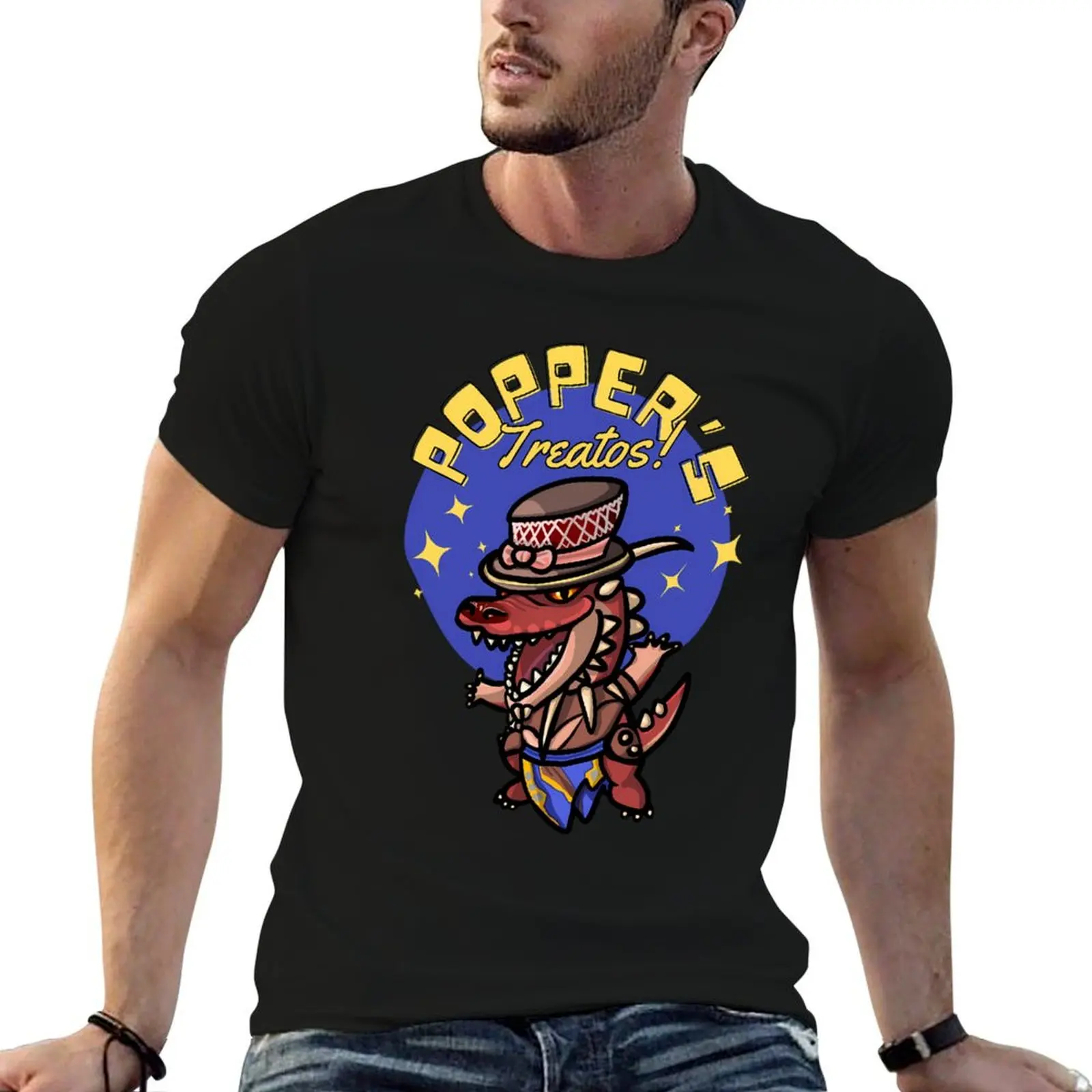 Popper'S Treatos (Popper Sells Good Stuff) T-Shirt T-shirts oversize cute tops vintage anime shirt mens graphic t-shirts pack