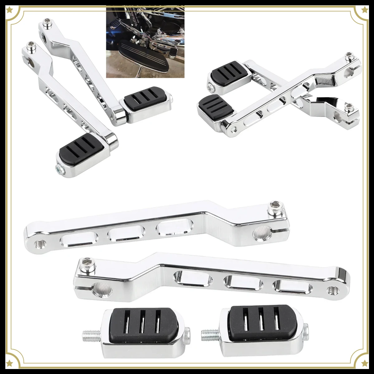 

Motorcycle For Harley Heel Toe Shift Lever Shifter Peg Electra Street Road Tour Tri Glide King Ultra Limited FLHTK FLHXS Softail