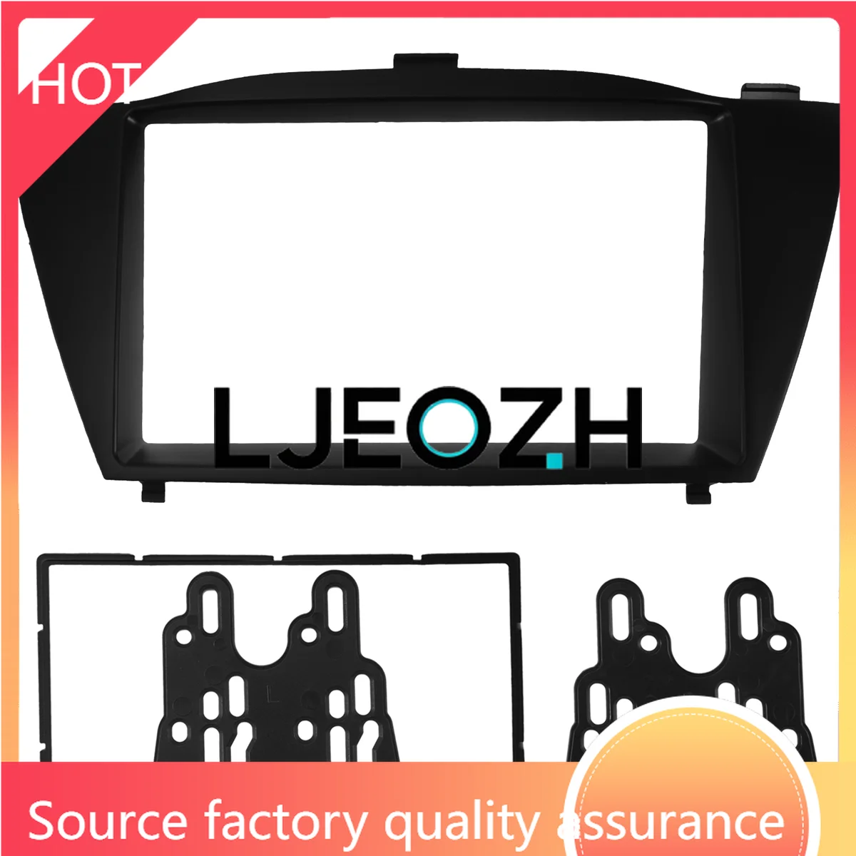 

Double Din Car Radio Fascia Trim Kit Install Frame DVD Panel Stereo Interface for HYUNDAI TUCSON IX35 2010+ 178X102mm