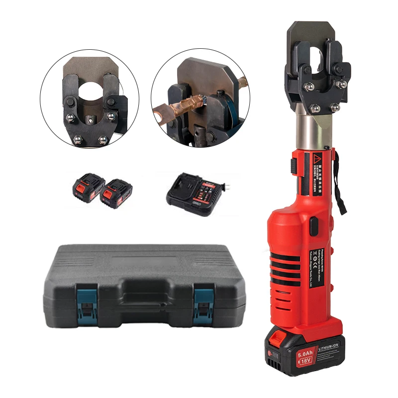 ES-40A Portable Hydraulic Cable Cutter with 40mm Cutting Dia, Rechargeable, 5s Fast Shear for Electrical Contractors