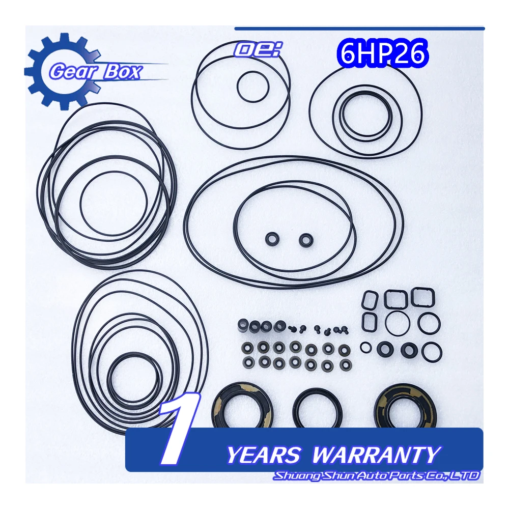 

New 6HP26 ZF6HP26 Transmission Seal Overhaul Rebuild Repair Kit For BMW Audi 6HP28 Gearbox O-rings