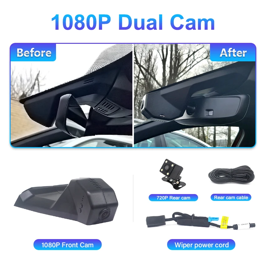 Dashcam Voor Peugeot 5008 3008 4008,Dvr Voor Citroen C5 Aircross, Camerarecorder Voor Ds7, Plug En Play Dashcam 4K Voor Auto