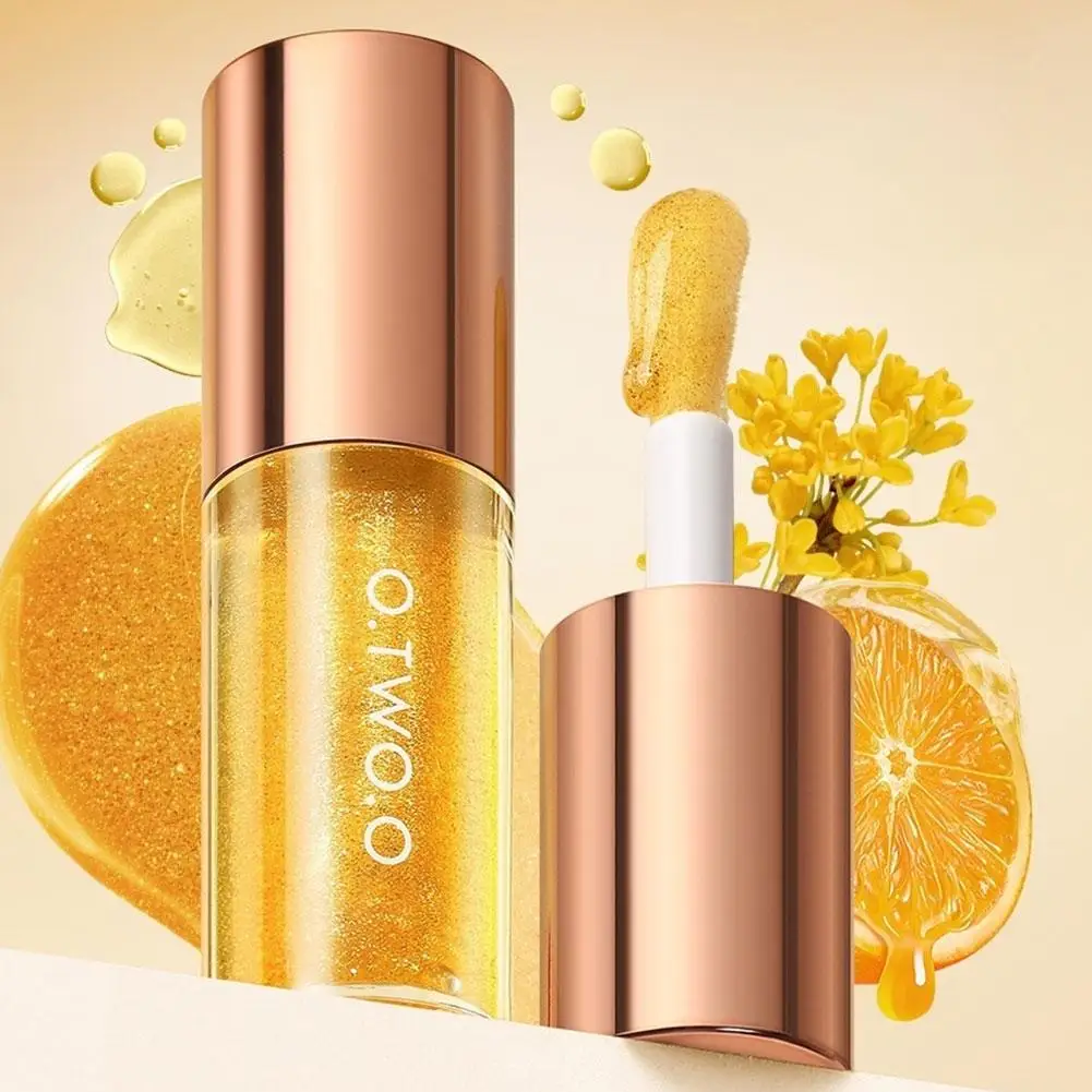 O.TWO.O Lip Oil Lip Plumper Highly Moisturizing lightweight Nonsticky Sexy Water Glossy Glitter Primer Tint Lip Balm Care Makeup