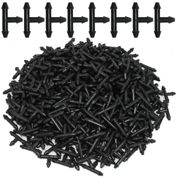 KESLA 50PCS Plastic Barbed 3-Way Tee Connector for 3/5mm Tubing Watering Pipe Hose Couplings Micro Drip Irrigation Garden Tools