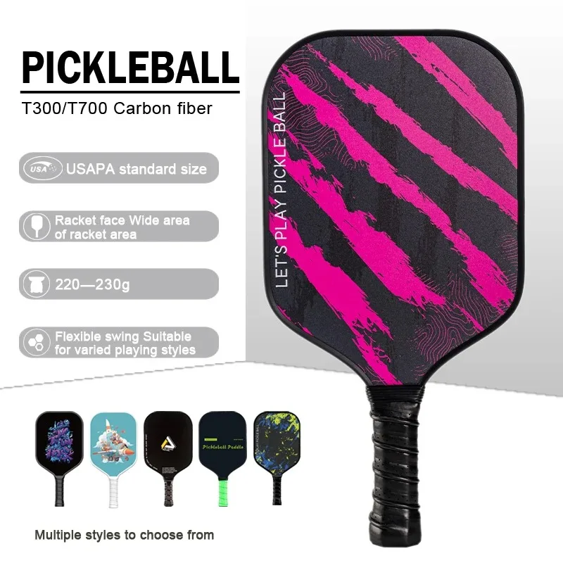 Carbon Fibre USAPA Pickleball Ball Racket Panddle USAPA Certified Premium Offensive style Defensive type 16MM