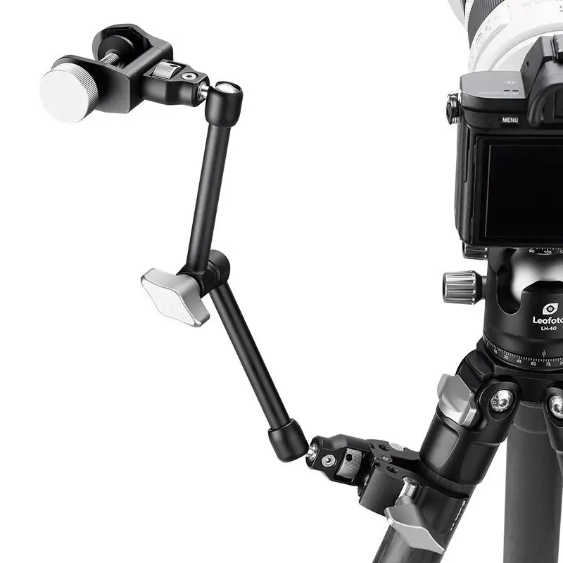 Leofoto UC-03 (Umbrella Clamp Kit) Kit with External Magic Arm Universal Mounting Bracket and Monster Hand Accessory