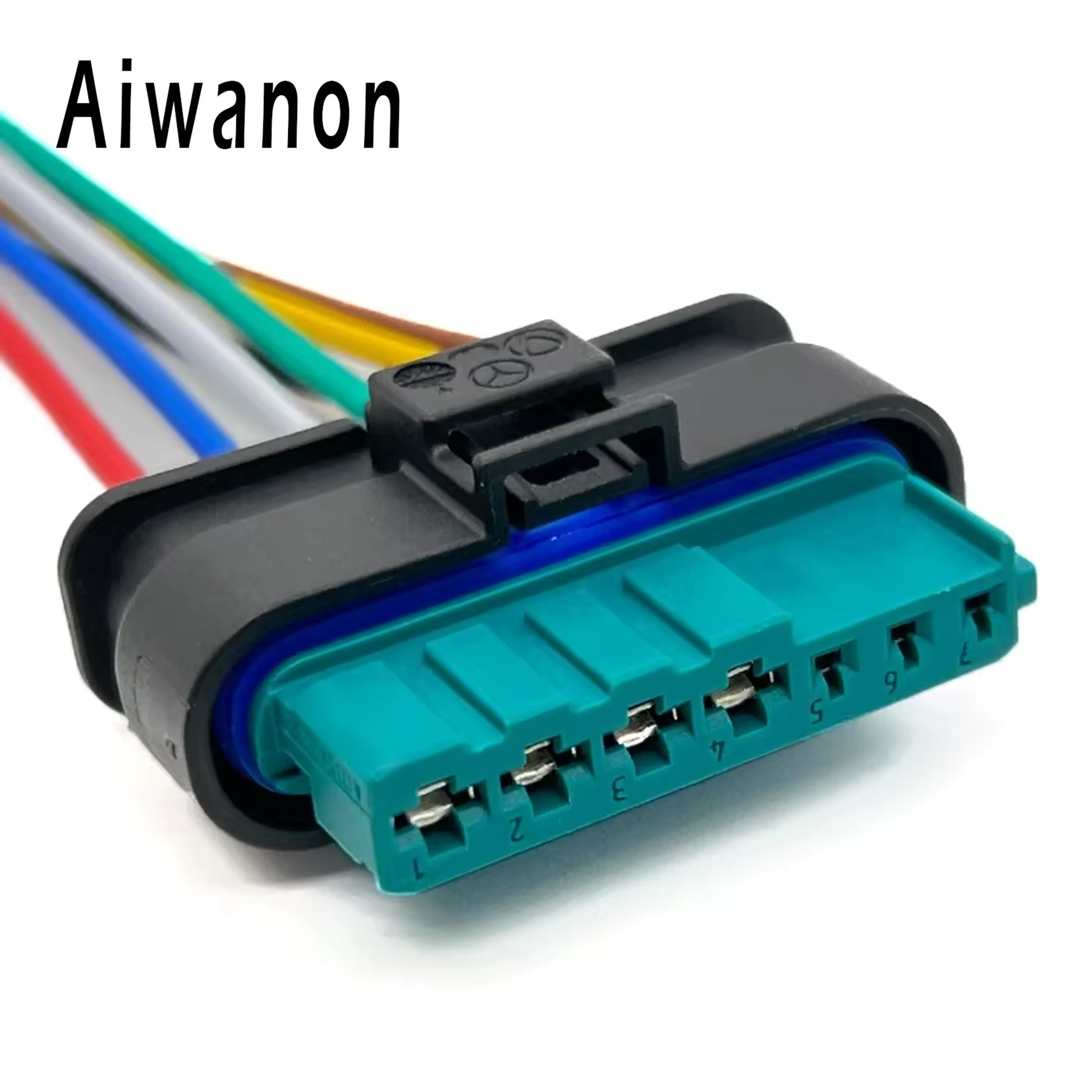 

1 Set 7 Pin Car Oil Pump Filter Electrical Connectors Waterproof Female Male Wire Harness Plug For Benz A1715450128