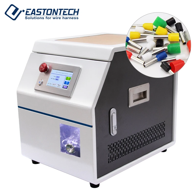 EW-5010A ELECTRIC Semi Automatic Ferrule Crimping Machine for 0.5-4.0mm2  Bootlace Ferrules Press Machine with Strip and Twist